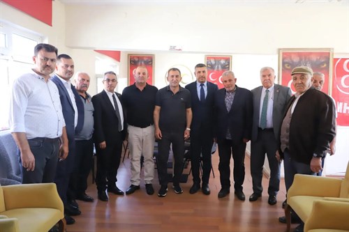 Ahmet Buran ve Mehmet Tümer'den MHP Balâ İlçe Başkanı Bayram Özdemir'e Hayırlı Olsun Ziyareti
